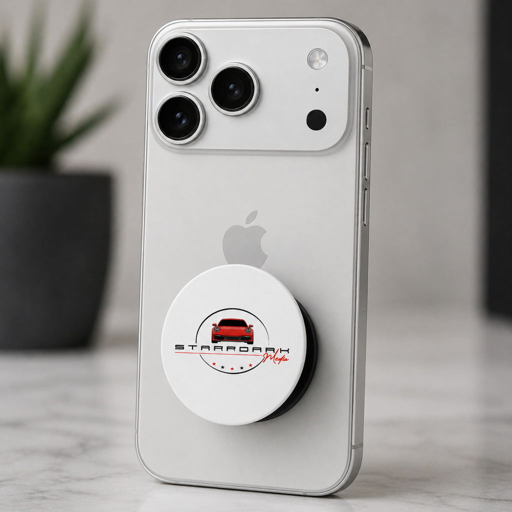 Stuttgart Media Premium PopSocket – Secure Grip & Signature Style