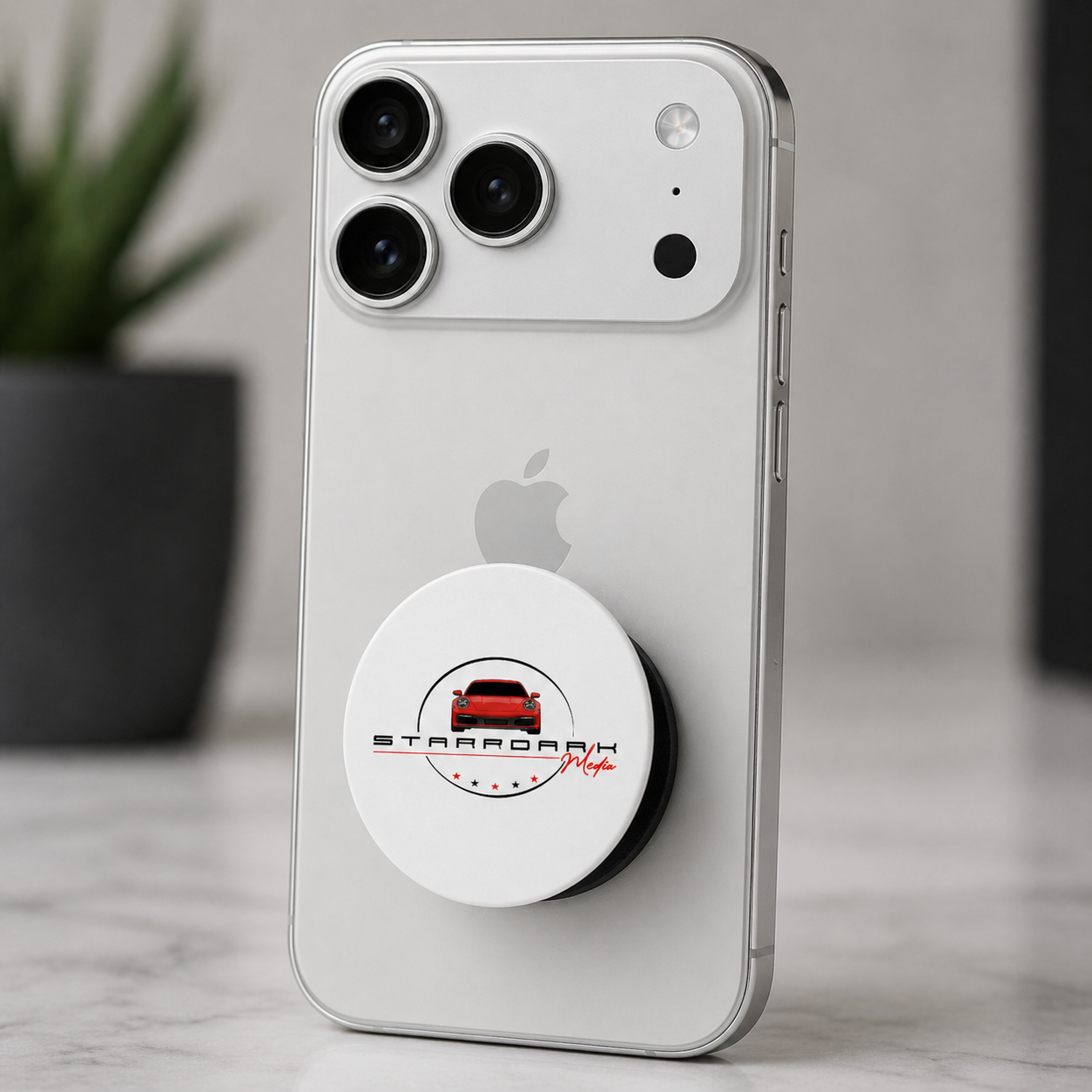 Stuttgart Media Premium PopSocket – Secure Grip & Signature Style